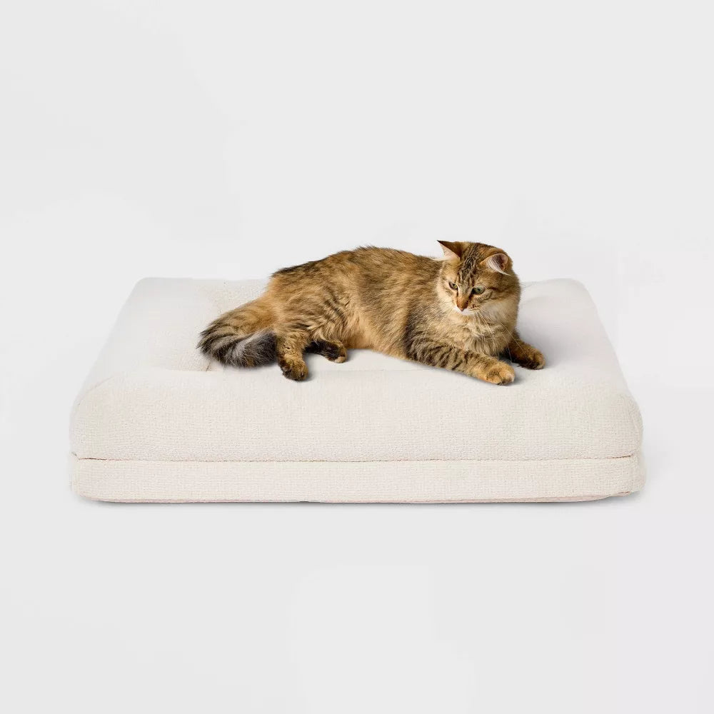 S Size Bolster Pet Bed For Cats And Dogs With Recycled Polyfiber Fill