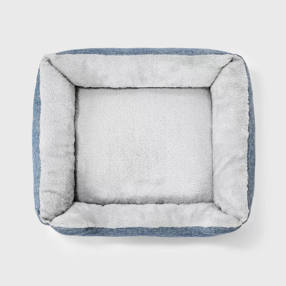 S Size Basic Cuddler Bolster Pet Bed For Cats & Small Pets With Recycled Poly-Fiber Fill