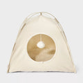 S Size Enclosed Tent Cat Bed With 100% Recycled Poly-Fiber Fill